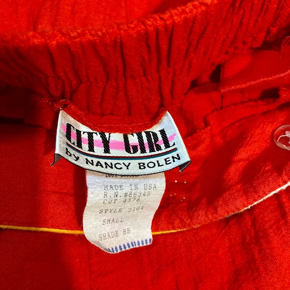 Vintage Red Studded Beaded Embellished Southwestern Lounge Comfy Pants Anthro - Picture 10 of 10